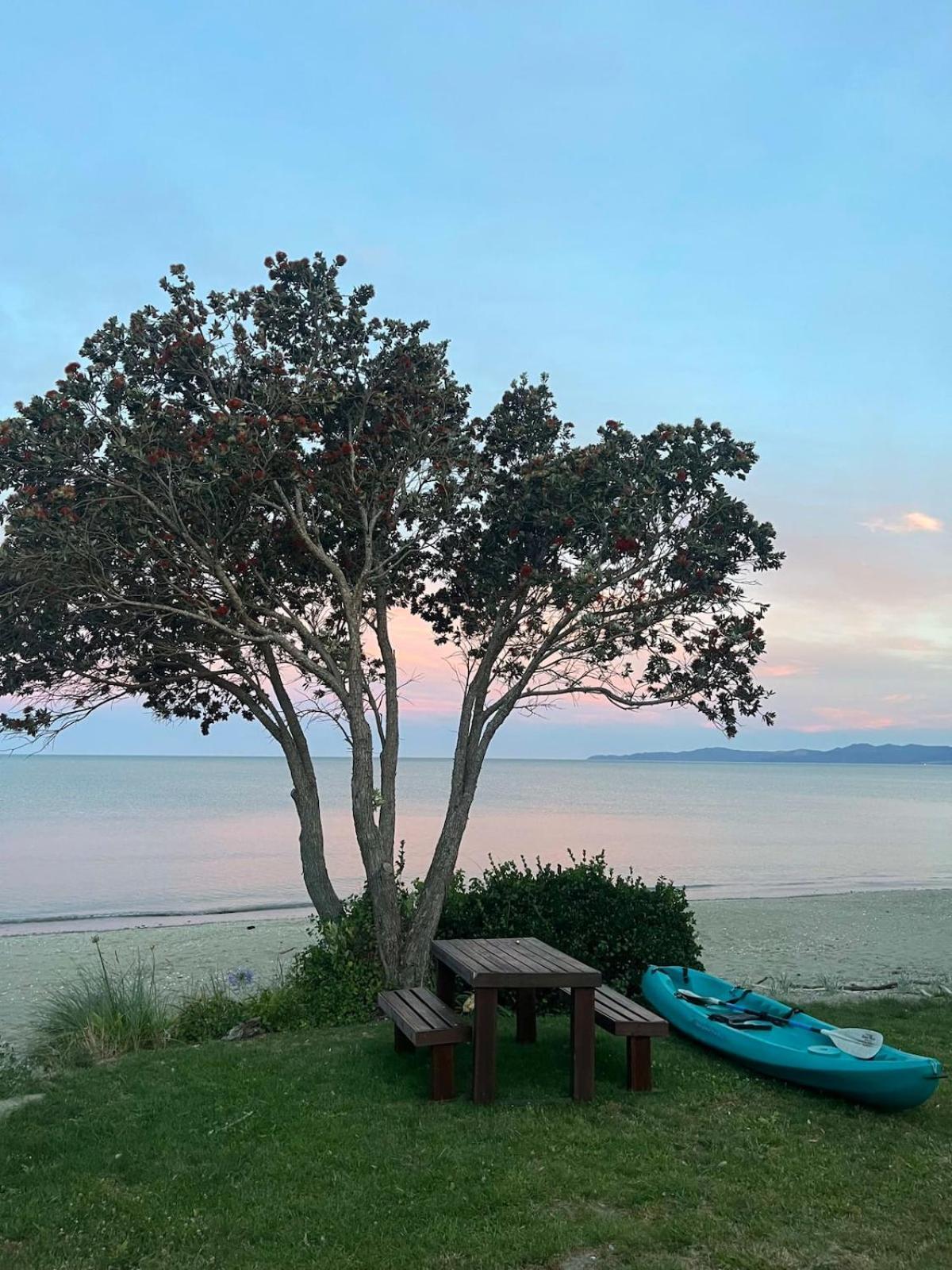 Beachfront Bliss - Your Parapara Seaside Retreat Екстериор снимка